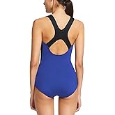 baleaf Women's Racerback Athletic One Piece Modest Bathing Suit