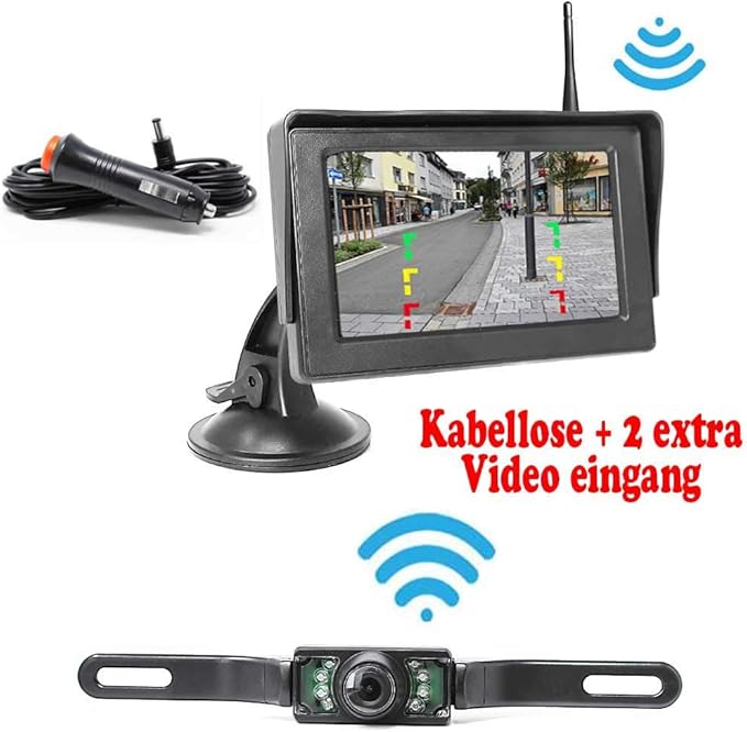 HSRpro Universal Kabellose Funk Rückfahrkamera: Amazon.de: Elektronik