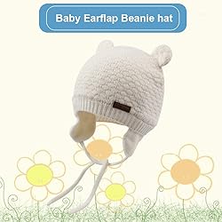 BAVST Baby Beanie Hat for Winter with Earfalp Cute
