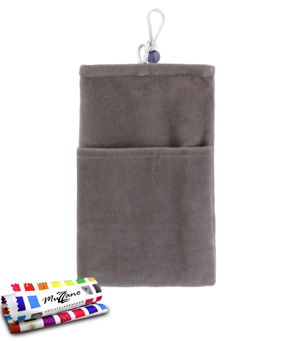 MUZZANO Original Cocoon Pouch for LG Optimus 2X - Grey