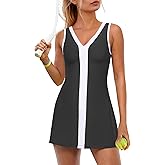 ReachMe Womens Tennis Dresses with Shorts Golf Outfits Athletic Dresses Active Workout Dress Activewear