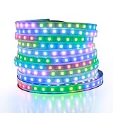 ALITOVE 32.8ft Addressable RGB LED Strip Light