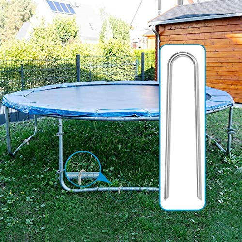 ANXEN Trampoline Stakes Heavy Duty with Spring Pull Tool, Heavy Duty