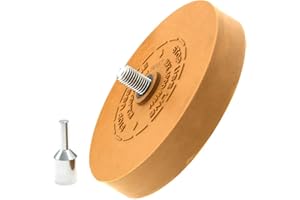 VIBRATITE Decal Remover Rubber Eraser Wheel 3.5 Inch with Drill Adapter Kit, Degumming Wheel, Pinstripe Sticker Graphics Remover, Adhesive Removal Tool