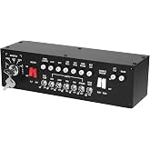 Meza Sim-GA Flight Simulator Switch Panel with Ignition Key Switch, Master, Avionics, Lights and Fuel Pump Controls, Desk Clamp Mount for MSFS 2020/2024, X-Plane and PC