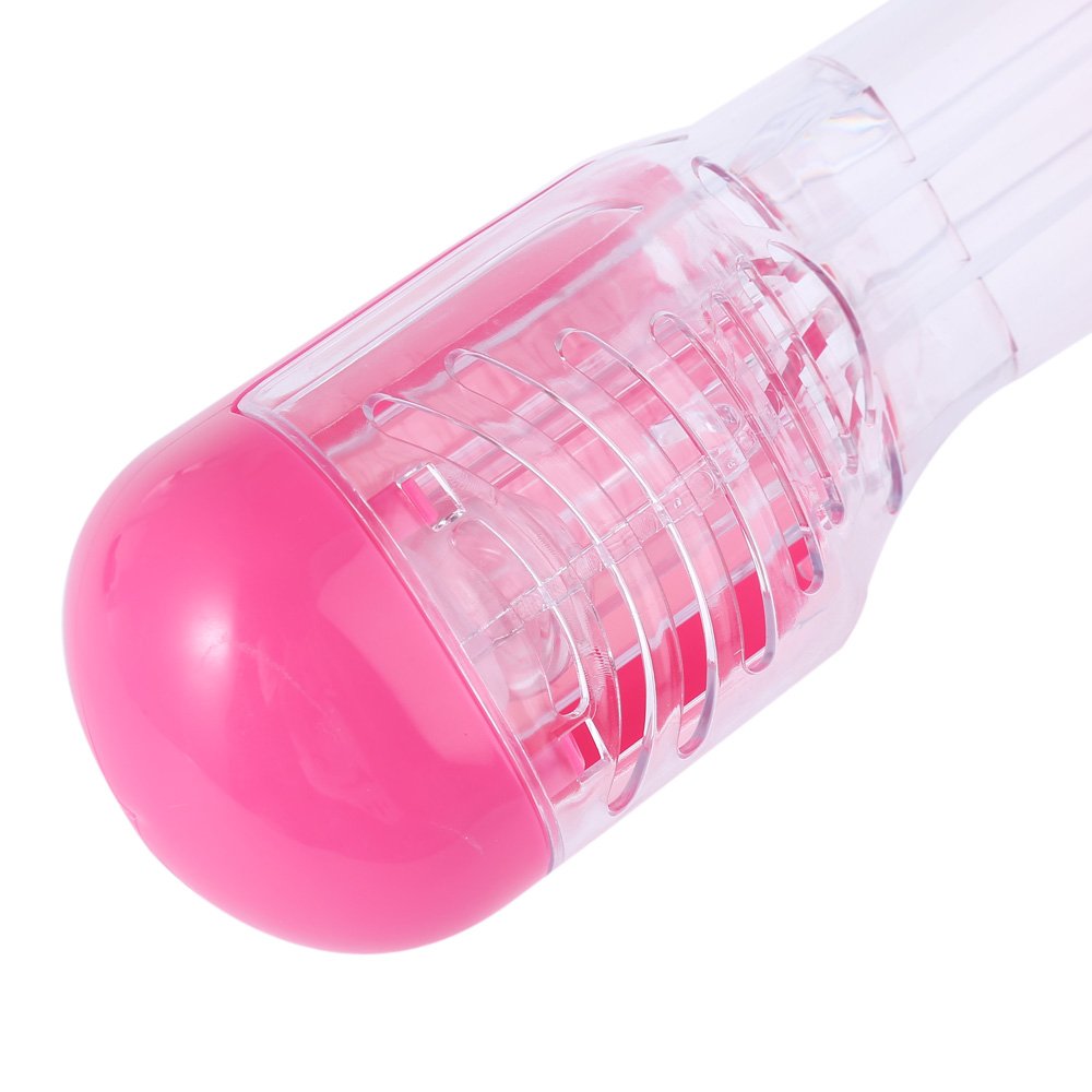 Jasontric Snorkel Mask Full Face with Detachable Mount Pivot for GoPro Arm Large View Free Breath Dry Top Set Leakproof Fogproof for Kids (Pink)