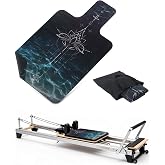 Anti-Skid Pilates Reformer Mat with Black Bag, 3mm Thick Pilates Mat Cover | Non Slip Plush Pilates Towel Mat for Universal Machines, Moisture-Absorbing, Rapid-Dry for Home &amp; Studio Fitness​