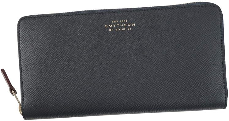 Amazon スマイソン Smythson 財布 長財布 ネイビー 並行輸入品 財布