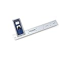 Benchmark Tools 106608 6” Woodworking Precision Double Square 1/8” and 1/16” Graduations Accurate to +/- 0.002 inch Over Length of Hardened Stainless Steel Blade