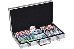NFL Unisex-Adult 300-Piece Casino Style Poker Chip Set