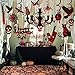 UNOMOR Halloween Hanging Decorations, Creepy Swirl Ceiling Party Decorating Kit for Haunted House – 17pcs