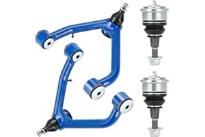 AEAGLE Front Upper Control Arms w/Ball Joints Lift 2-4" for Chevy Tahoe & Suburban 1500 & GMC Yukon XL 1500 & Cadillac Escalade 07-14, Silverado 1500 & Sierra 1500 07-18, 4WD Adjustable Suspension Kit 2Pcs