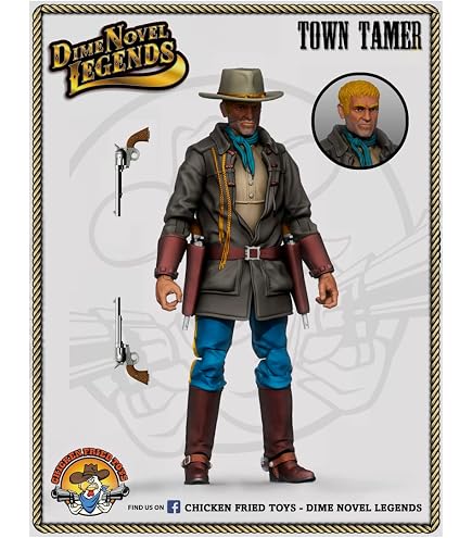 Amazon.com: Dime Novel Legends 1/18 Scale (4inch Tall) Derelict