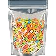 Vasdoo Reusable Aluminum Foil Stand Up Food Pouches Bags, Resealable Ziplock Mylar Bags for Food Storage (50 pcs, 5x7 inch)
