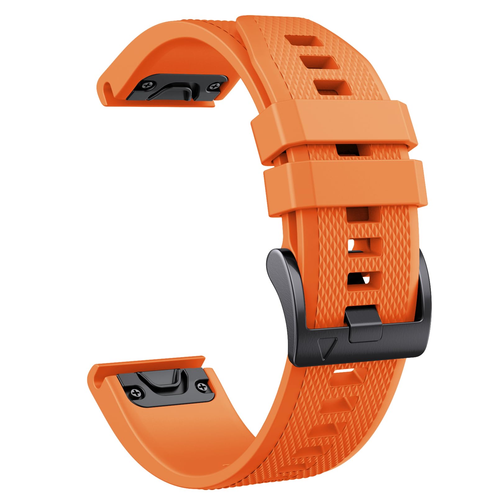 NotoCity for Garmin Fenix 6/6 pro Strap, Quickfit 22mm for Fenix 5/7/5 plus/7 Pro/8 47mm, Watch Strap for Forerunner 935/945/965, Approach S60/S62, Instinct 2, Tactix 8 47mm(Orange)