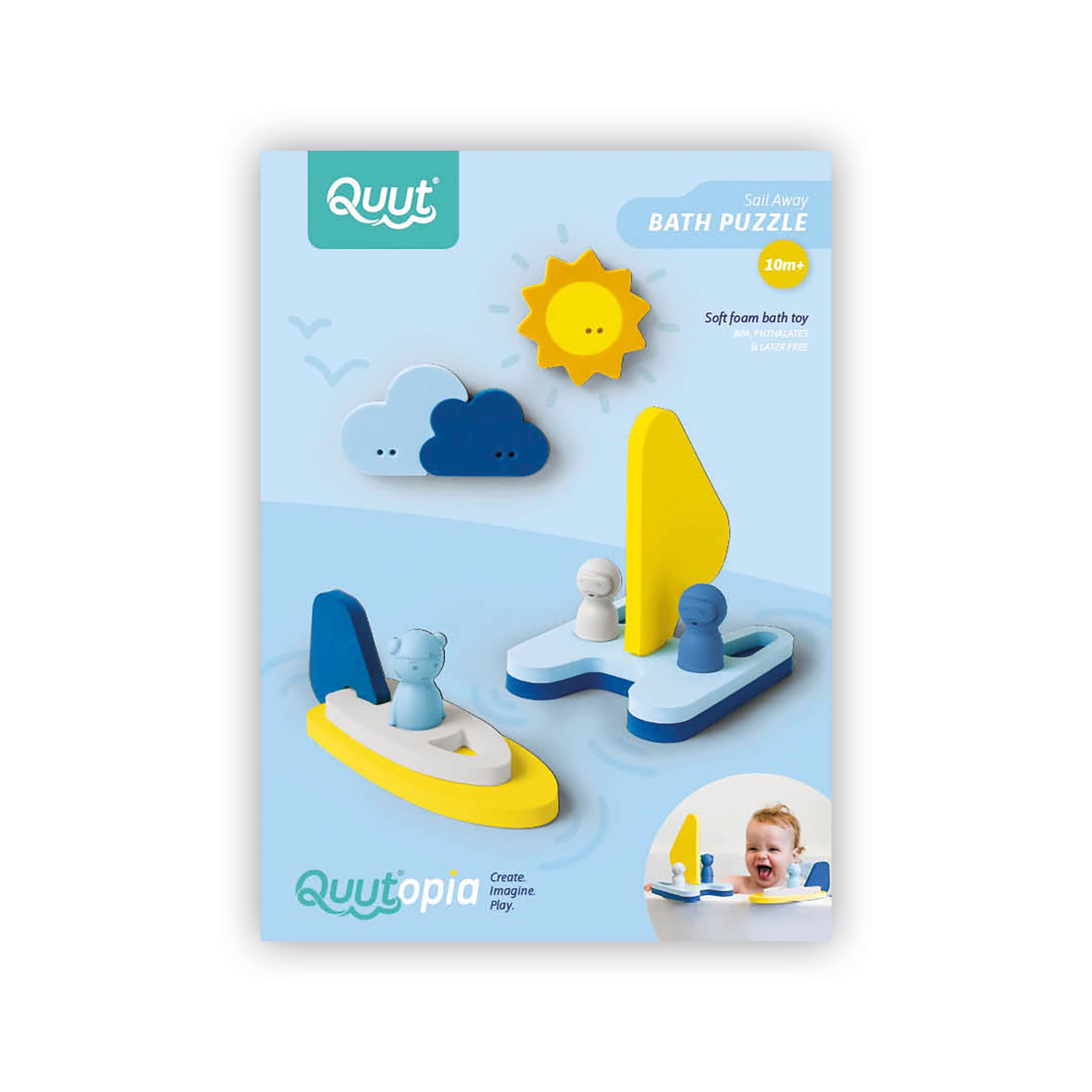 Quutopia - Sail Away - Puzzle Friends,Blue, Yellow, Green — image 1