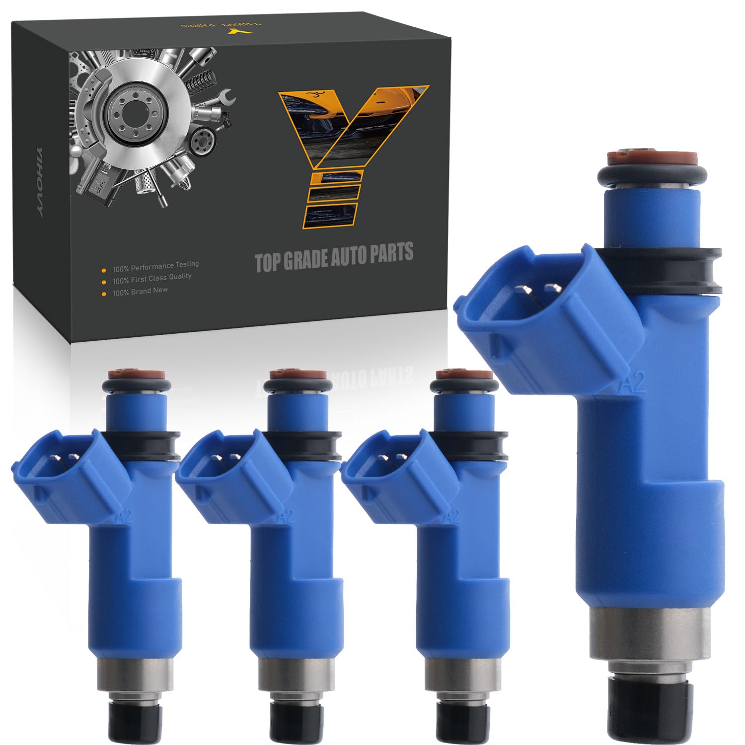 Photo 1 of YIHOVY 4PCS Fuel Injectors fit for Subaru 2006 2007 2008 2009 2010 2011 2012 2013 06 07 08 09 10 11 12 13 Forester 2006-2013 Impreza 2007-2012 Legacy 2007-2009 Outback 2.5L, FJ860, FJ1103, 16611AA720