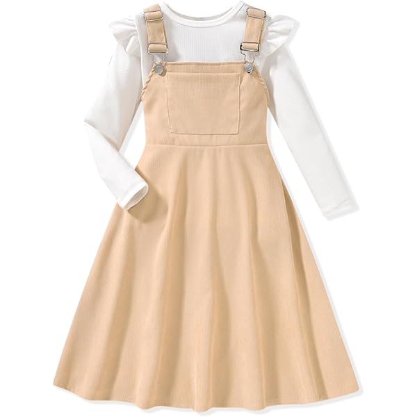 box pleated overall dress Overall Dress Pleated