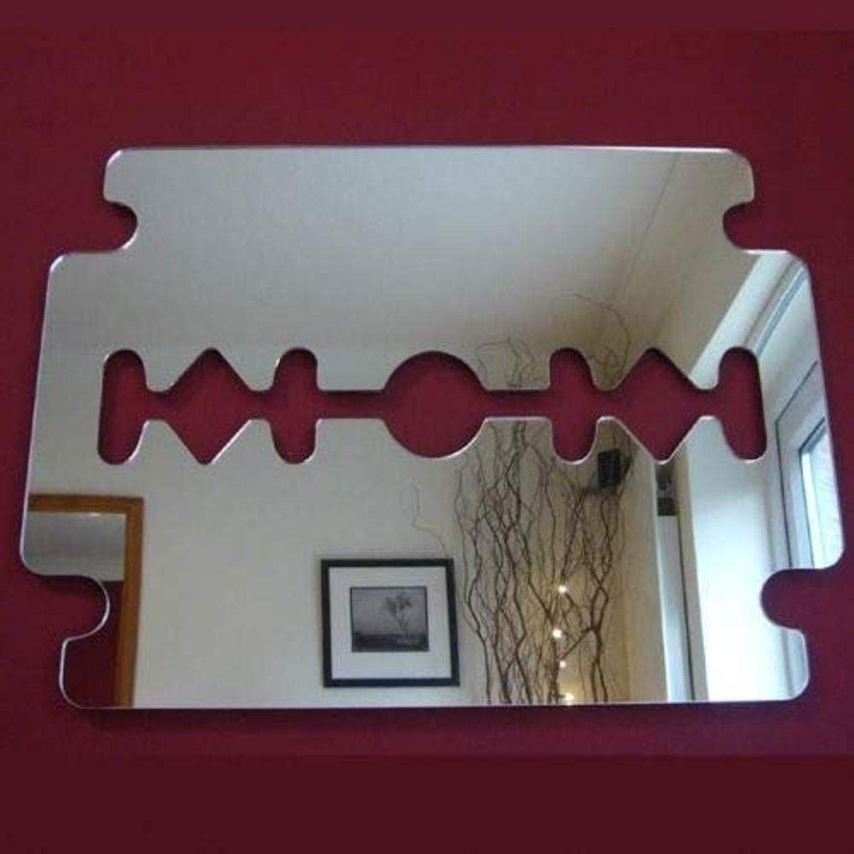 Super Cool Creations Razor Blade Mirror 50cm x 40cm