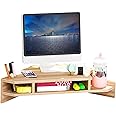 Amazon.com: KUAIYU Triangle Monitor Stand Riser,Cut Triangle Save Space ...