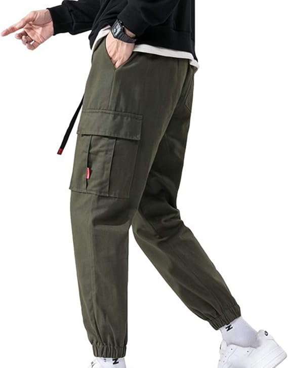 YCHENG Herren Lounge Cargo Pants Hautfreundliche Casual Bottoms Street
