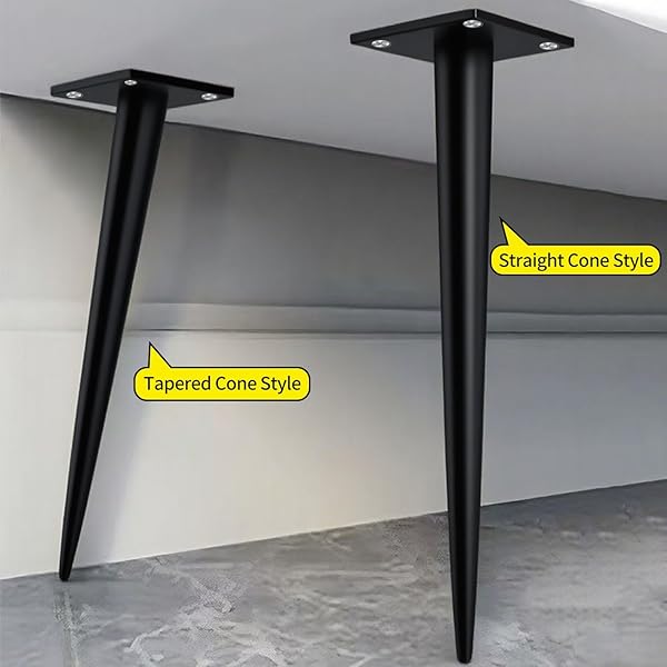 LIANJINGDENG 28 INCH ADJUSTABLE METAL TABLE LEGS, HEAVY DUTY OFFICE DESK LEGS, SET OF 4, INDUSTRIAL FURNITURE LEGS FOR DINING TABLE, WORKBENCH, COUNTER HEIGHT