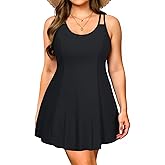 Tempt Me Women Plus Size Swim Dress - Two Piece Swimsuit 2025 Bathing Suit with Shorts