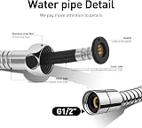 WEIDMAX Hand Held Bidet Sprayer Kit Stainless Steel SUS304 49in Hose view 7