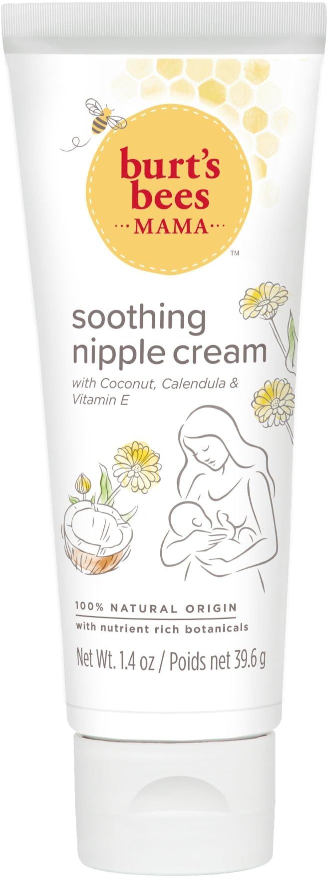 Burt's Bees Nipple Cream Soothing Nipple Balm 39.6g Breastfeeding
