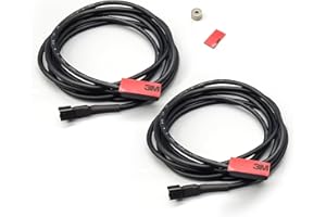 HUDAMZKY Ebike Brake Sensor MS-BK-2R for Electric Bicycles Hydraulic Cut Off Power Brake System 2 Pin/3 Pin SM/Waterproof Connector Plug Ebike Accessories (SM Plug-1 Pair)