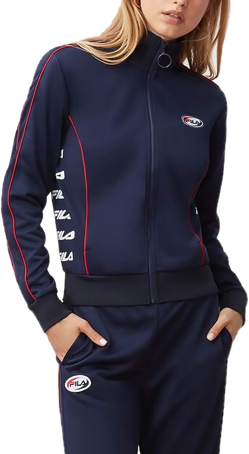 navy blue fila jacket