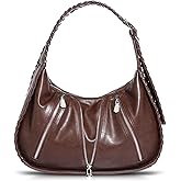 Handbag Bag for Women, Leather Purse, Vintage Underarm Bag, Shoulder Suitable for Important Occasions, Work, Travel