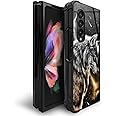DAIZAG Case Compatible with Samsung Galaxy Z Fold 3 5G,Non-Slip Galaxy Z Fold 3 5G Case for Girls Boys,Four Corner Shockproof