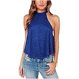 Toraway Blouses, Women Summer Sleeveless Lace Vest Blouse Shirt Tops