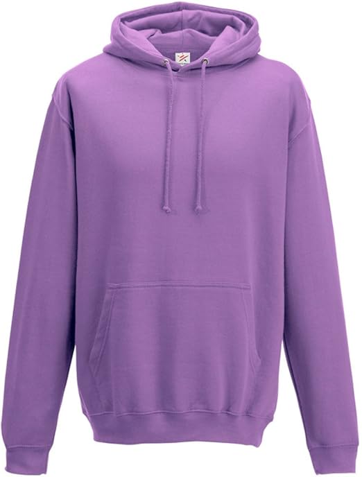 Plain Lavender Hoodie, Pullover Hoodie Plus 1 T Shirt with Men's Hooded