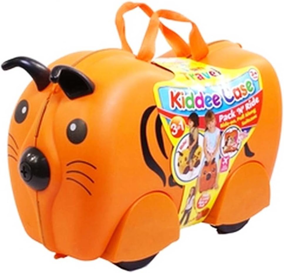 Kiddee Case Pack N Ride Animal Design Tiger