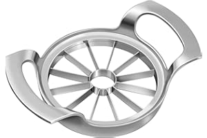 Heavy Duty Apple Slicer,Thickened Apple Cutter Upgraded Version 12-Blade Extra Large Apple Corer and Slicer,Sharp Stainless S