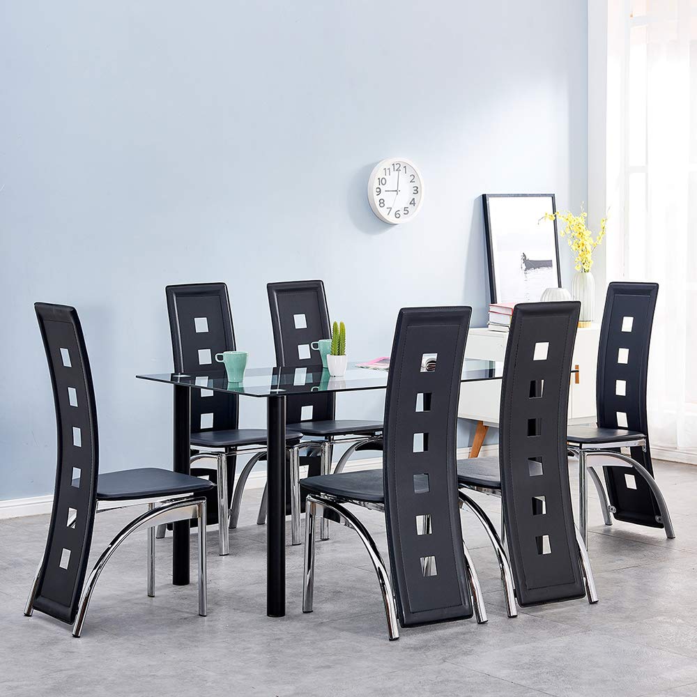 Huisen Furniture Modern Black Dining Tab Buy Online In Antigua And Barbuda At Desertcart