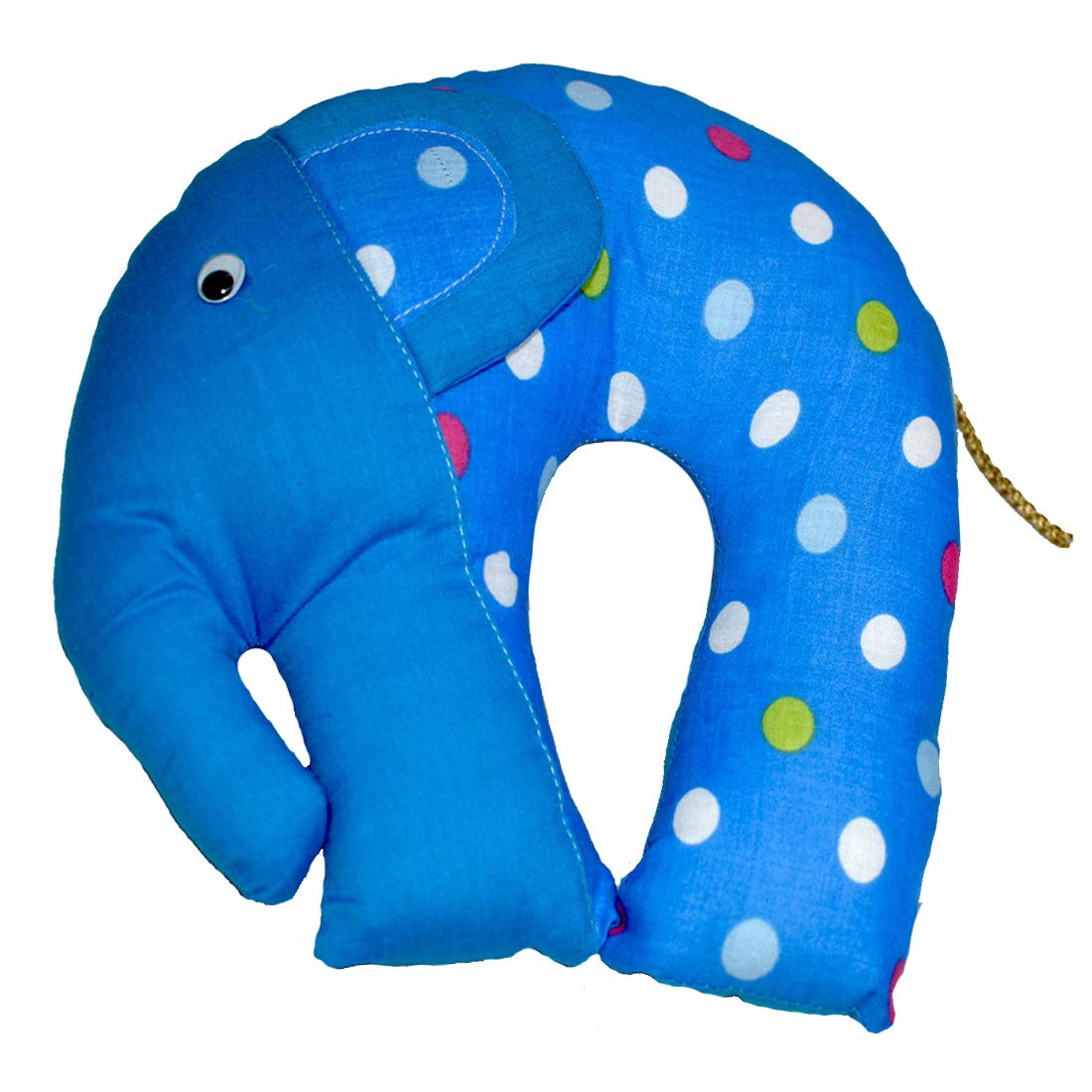 Buy Saffronworld Baby Neck Support Pillow Elephant Face Big Polka