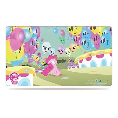 Tapis De Jeu My Little Pony Ultra Pro - 61x34 Cm, Tissu Doux, Dos Caoutchouc Antidérapant, Avec Tube