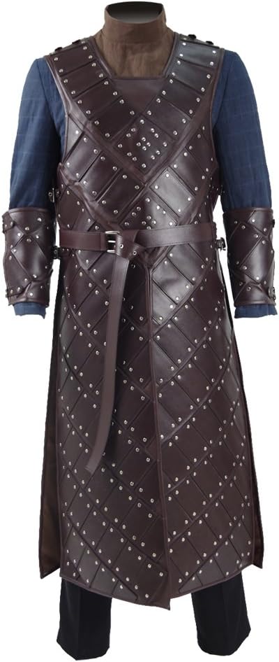 GGaammee Thrones Snow Costume Cosplay Halloween Outfit Set Men