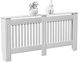 Vida Designs Chelsea Radiator Cover White Extra Large H82xW172xD19cm