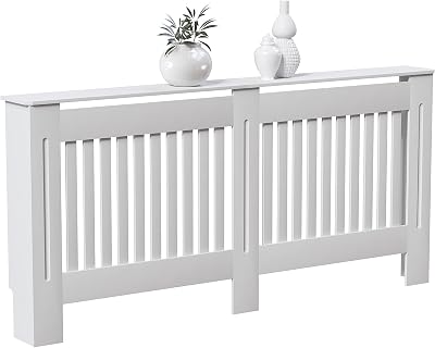 Vida Designs Chelsea Radiator Cover White Extra Large H82xW172xD19cm