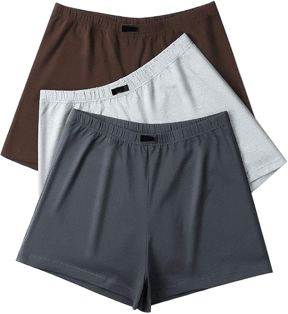 Men's Underwear Boxers Shorts Loose Fit Cotton Underwear Pack of 4