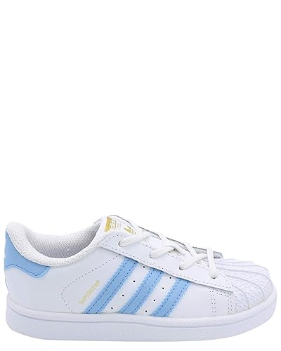 light blue adidas superstar shoes