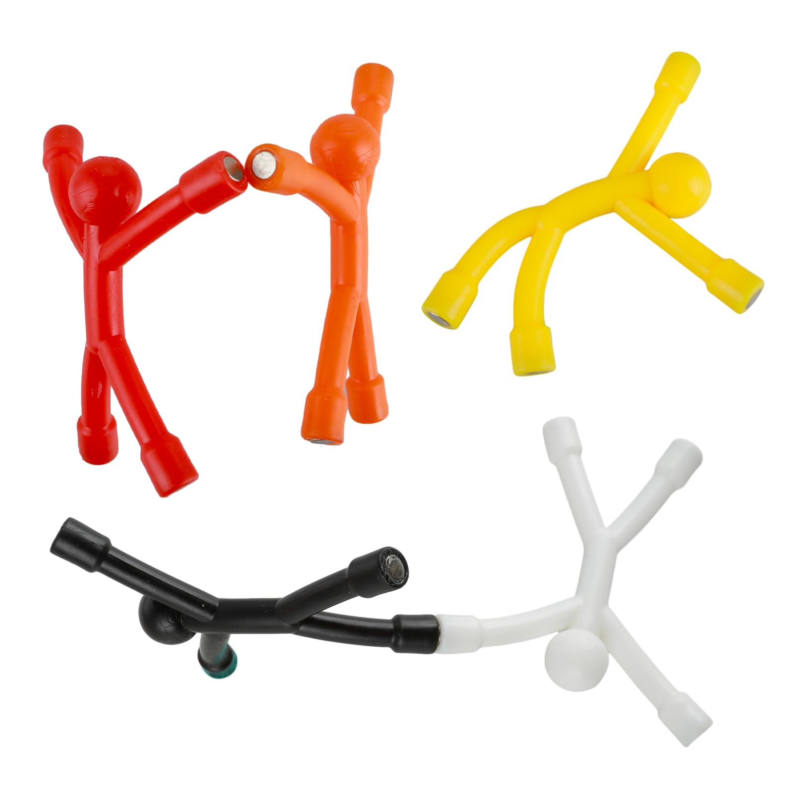 Dimeho 5PCS Fridge Magnets Men, Cute Funny Cool Humanoid Decorative Magnetic People Toys for Adults Boys Girls Gifts, Colorful