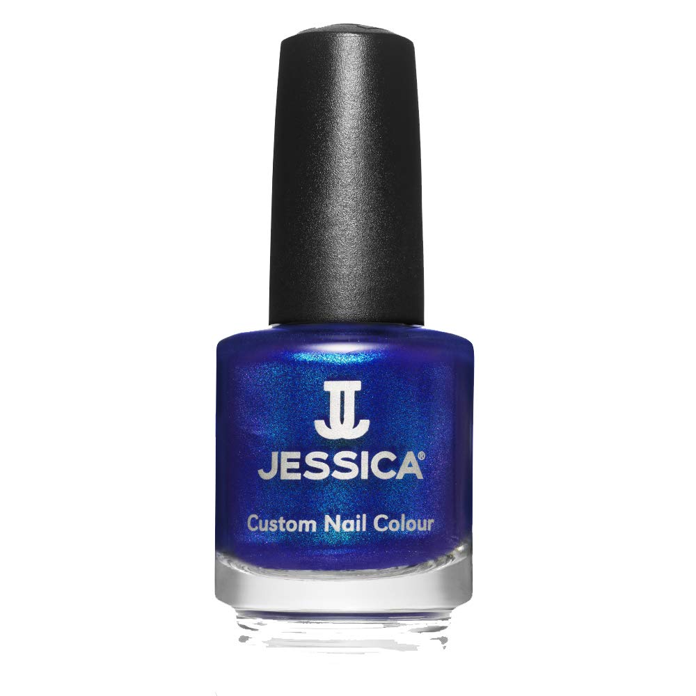 JESSICA Custom Colour Nail Polish | Award-Winning Polish | Strengthening Nail Polish, Long Lasting Nail Varnish | Chip-Resistant & Hard-Wearing for Salon-Quality Finish | Midnight Moonlight | 14.8ml