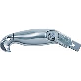 Razor Carpet Knife Hook Handle Ergonomic Pull-Cut Utility Knife with Pivoting Blade Storage Body Uses Slotted Blades
