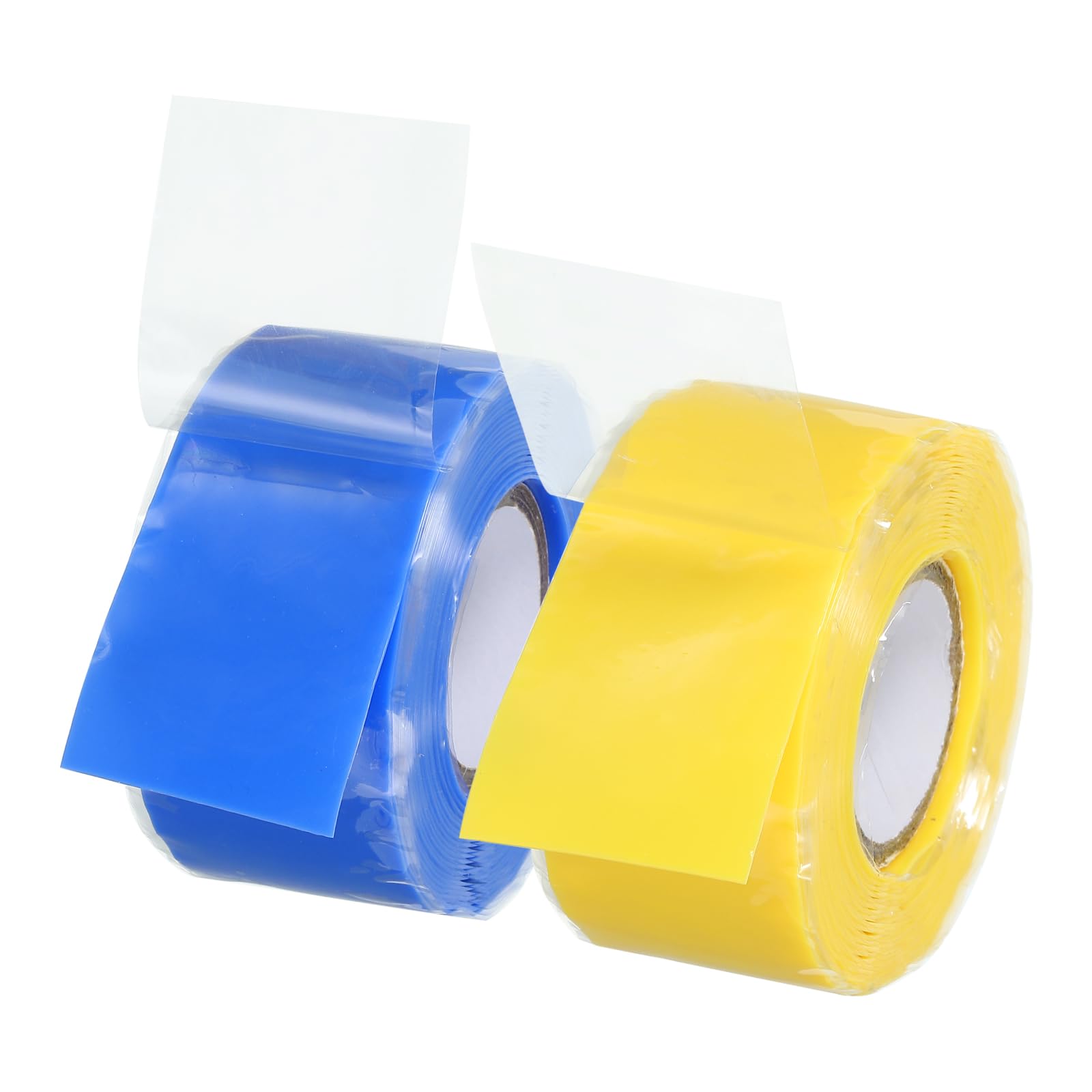 PATIKIL Grip Tape for Handles 1" x10ft 2 Roll Self-Fusing Silicone Tape for Bike Handles Pull Up Bars Gym Equipment Plumb/Hose/Pipe Leaks Emergency, Multicolor