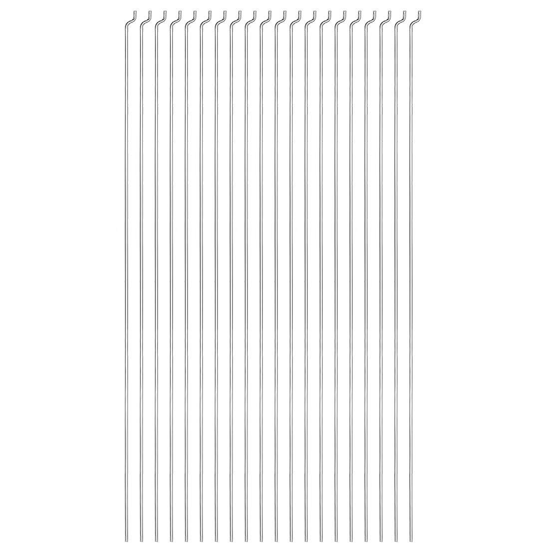 uxcell 1.2mm x 210mm (8 Inch) Steel Z Pull/Push